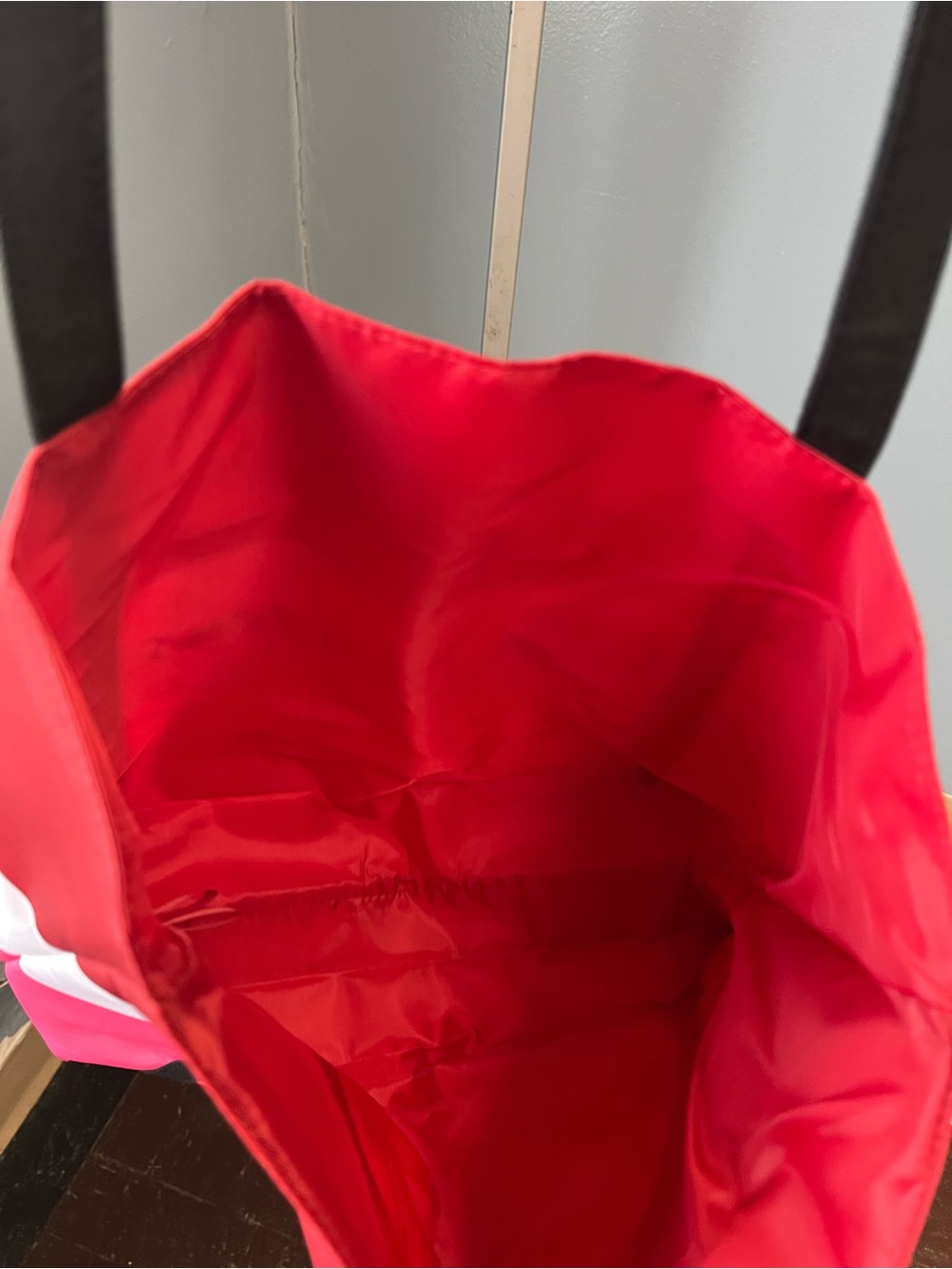 kate spade Red, White & Pink Striped "hello, gorgeous” Shopper Tote - Picture 4 of 6